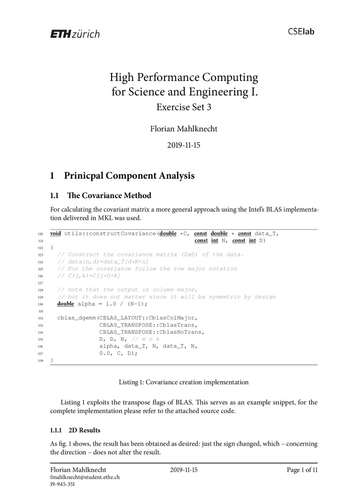 thumbnail of FM – High Performance Computing I – Assignment 3